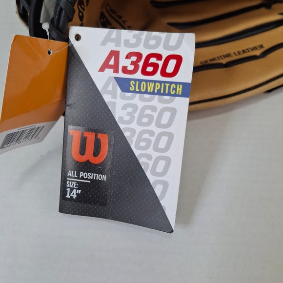 Wilson A360 Slowpitch All Position Softball Glove 14" Right Hand Throw New - Picture 7 of 9